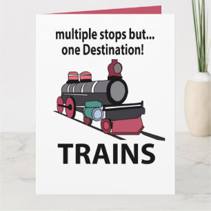 Trains Multiple Stops But One Destination Trains Card