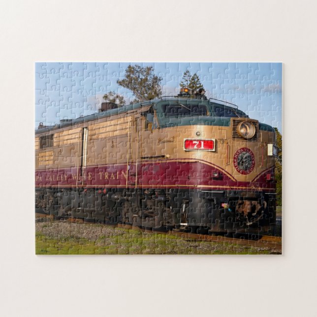 Trains of California. Jigsaw Puzzle (Horizontal)
