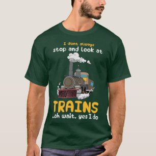 Trains Railroad Train Lover 2 T-Shirt