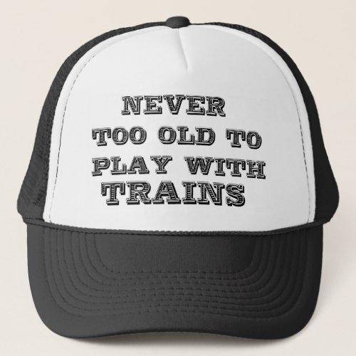 Trains Trucker Hat