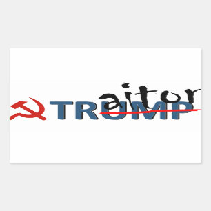 Traitor Trump sticker