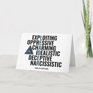 Traits of a Cult Leader Card