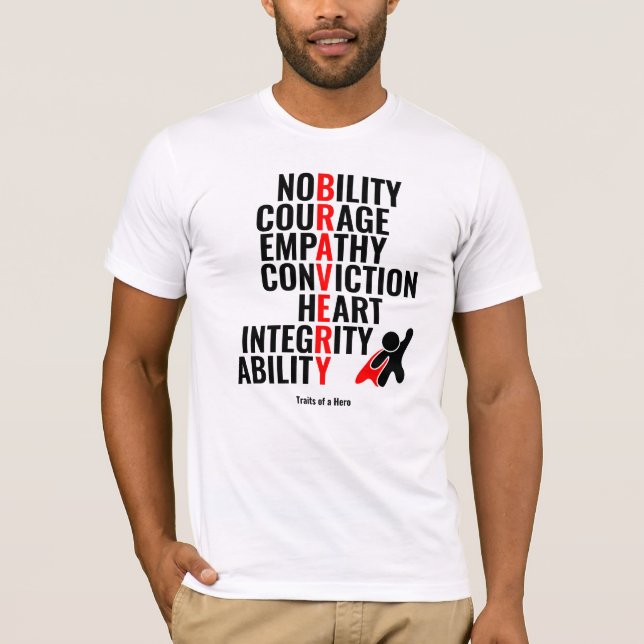 Traits of a Hero T-Shirt (Front)