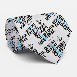 Traits of a Sailor Neck Tie