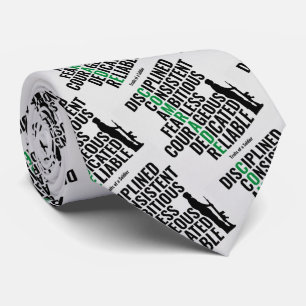 Traits of a Soldier Neck Tie