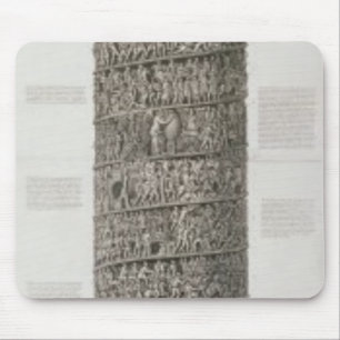 Trajan's Column (engraving) Mouse Pad