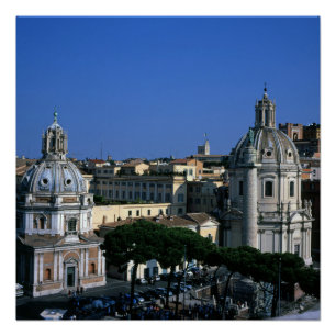 Trajan's Column Rome Italy Poster