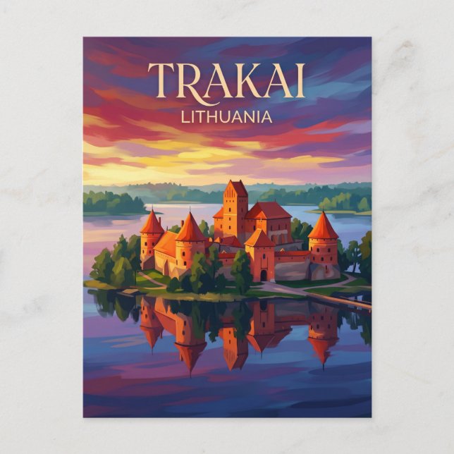 Trakai Historical National Park Lithuania Postcard (Front)