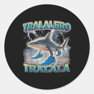 Tralalero Tralala Classic Round Sticker