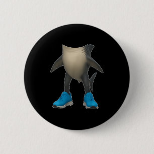 Tralalero Tralala Funny Italian Brainrot Halloween Button