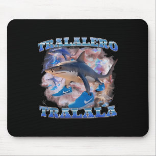 Tralalero Tralala Funny Meme Italian Brainrot Gen Mouse Pad