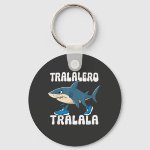 Tralalero Tralala Funny Shark Meme Keychain