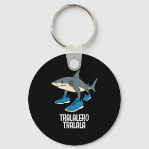 Tralalero Tralala Italian Brainrot Funny Meme Keychain