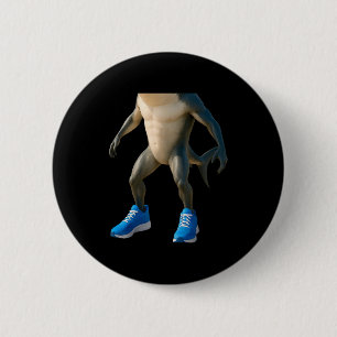 Tralalero Tralala Italian Brainrot Halloween Costu Button