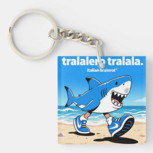 tralalero tralala "italian brainrot" keychain