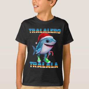 Tralalero Tralala Italian Brainrot Memes Christmas T-Shirt