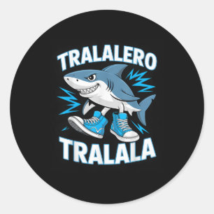 Tralalero Tralala Shark Sneakers Ocean Fun  Classic Round Sticker