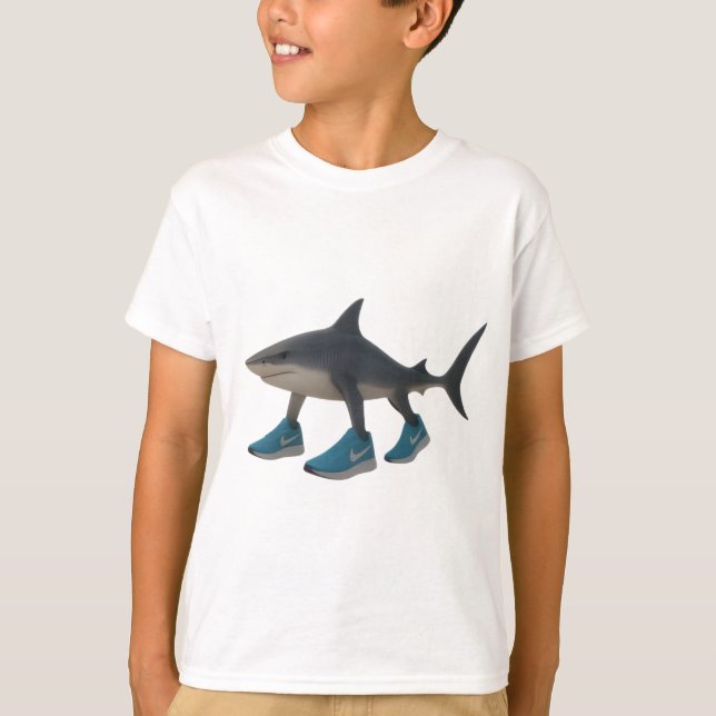Tralalero Tralala Shark with shoes T-Shirt (Front)