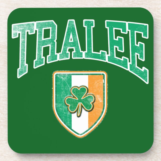 TRALEE Ireland Beverage Coaster (Front)