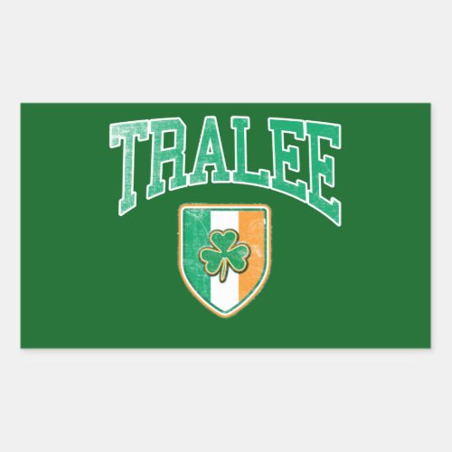 TRALEE Ireland Rectangular Sticker