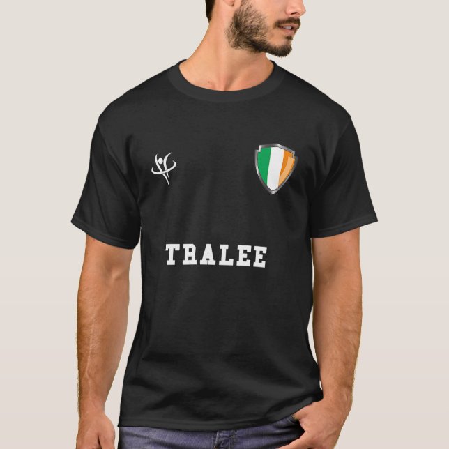 TRALEE Ireland Vintage Sports T-Shirt (Front)