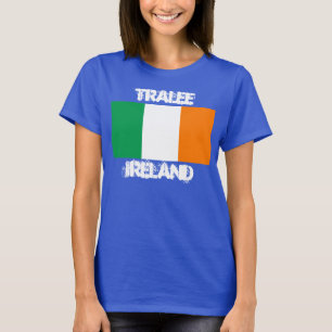 Tralee, Ireland with Irish flag T-Shirt