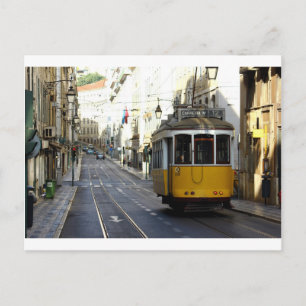 Tram 28, Lisbon, Portugal Postcard