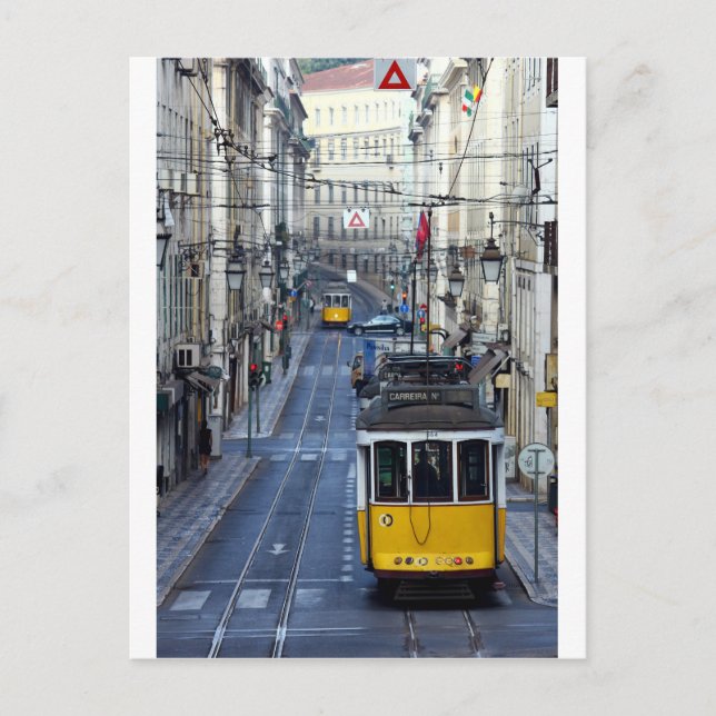 Tram 28, Lisbon, Portugal Postcard (Front)