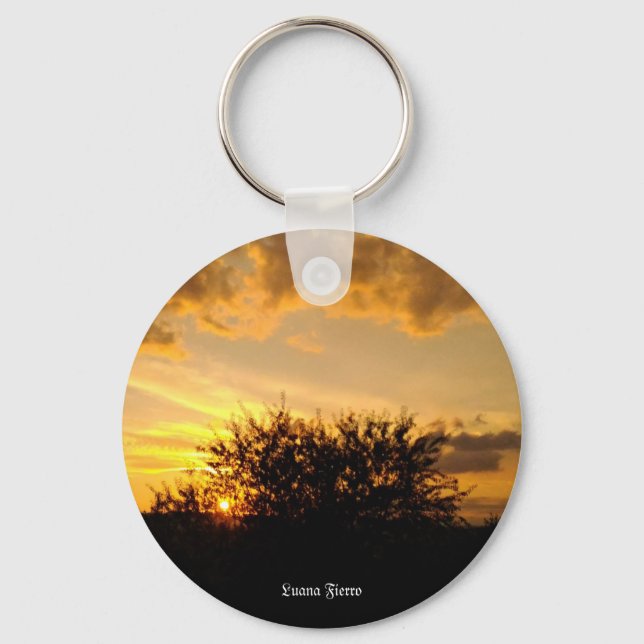 Tramonto by L. Fierro Keychain (Front)