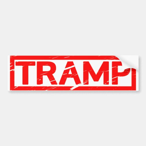 Tramp Stamp Bumper Sticker