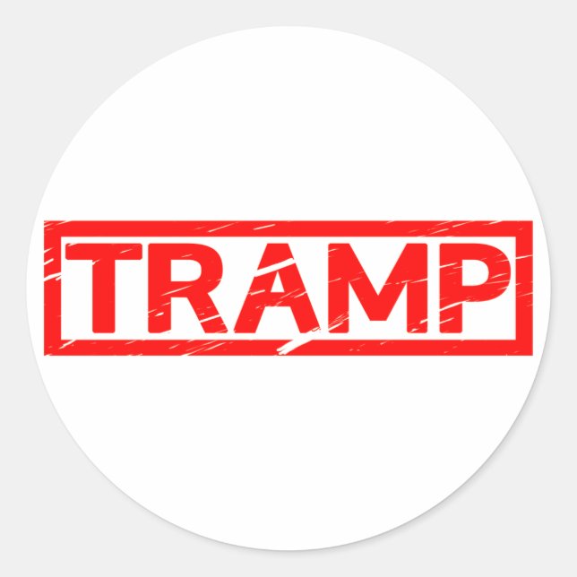 Tramp Stamp Classic Round Sticker (Front)