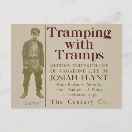 Tramping With Tramps Book Postcard