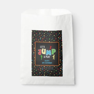 Trampoline Birthday Favor Bag - Boy