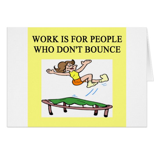 trampoline bounce cards (Front Horizontal)