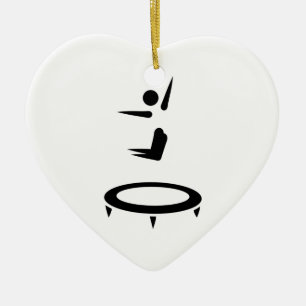Trampoline Ceramic Ornament