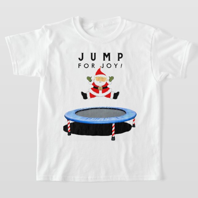 Trampoline Christmas T-Shirt (Laydown)