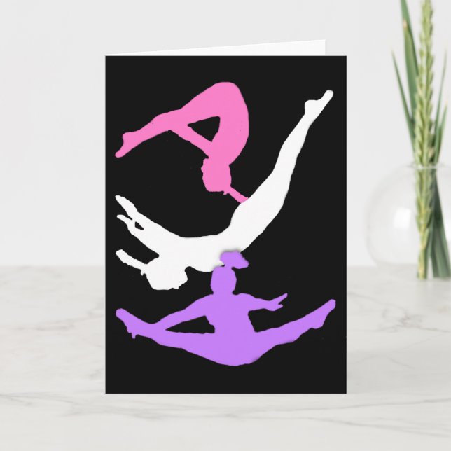 Trampoline gymanst card (Front)