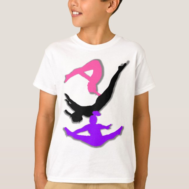 Trampoline gymnast T-shirt (Front)