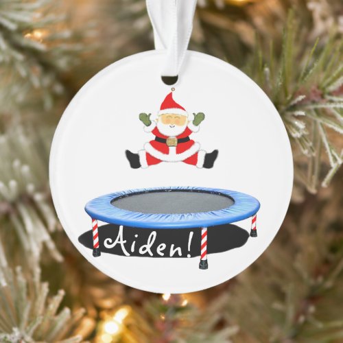 Trampoline Holiday Gift Ornament