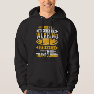 Trampoline Jumping Trampoline Gymnastics  10 Hoodie