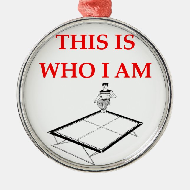 trampoline metal ornament (Front)