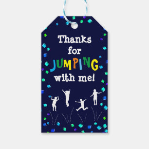 Trampoline or Bounce Party Favor Thank You Tag
