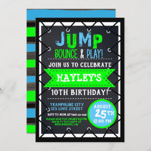 Sky Zone Invitations & Invitation Templates | Zazzle
