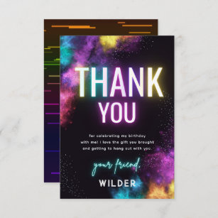 Trampoline Party Thank You Card
