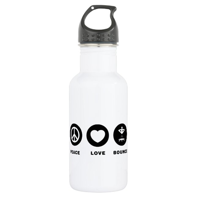 Trampoline Stainless Steel Water Bottle (Front)