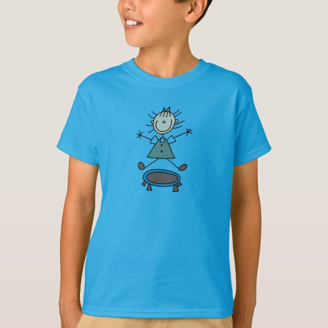 Trampoline Stick Figure Shirt (Front)