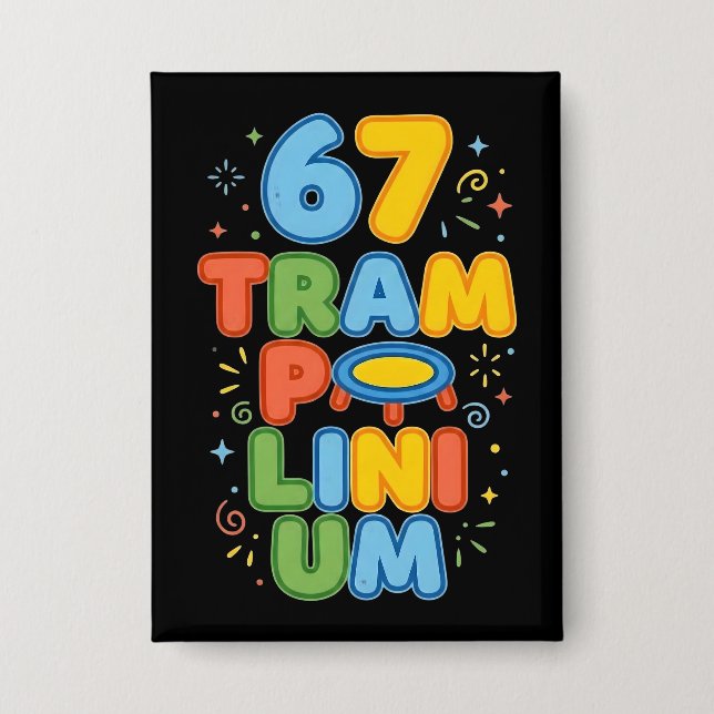 Trampolinium Button (Front)