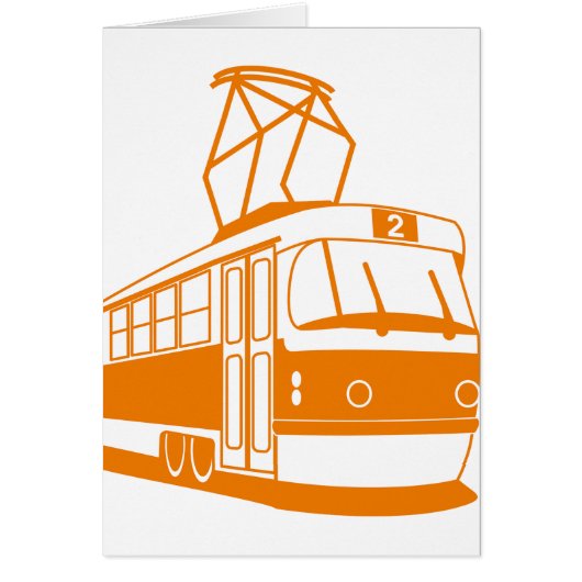 Tramway transportation electric cards (Front)