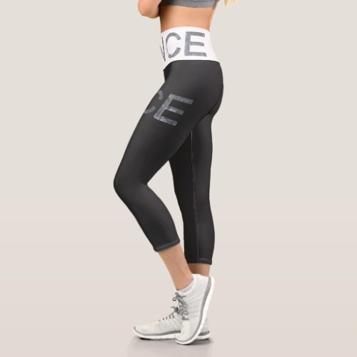 Trance Electronic Dance Music Capri Leggings