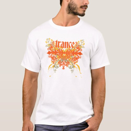 Trance Foliage Orange T_Shirt